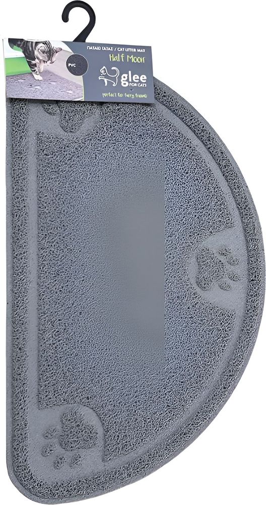 GLEE ΠΑΤΑΚΙ ΤΟΥΑΛΕΤΑΣ GLEE HALF MOON ΑΝΟΙΧΤΟ ΓΚΡΙ (36X60 CM)