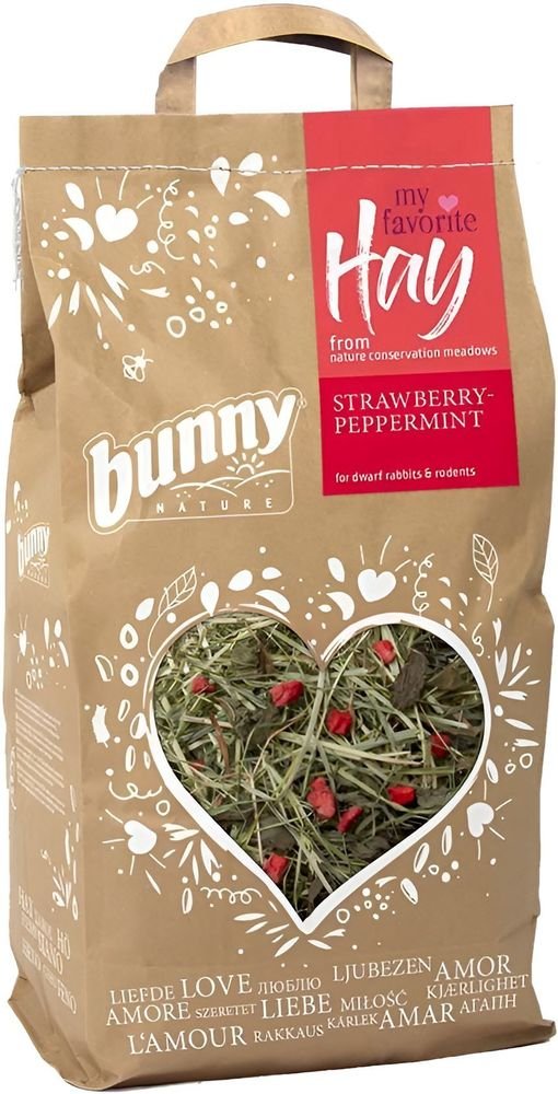 BUNNY NATURE ΧΟΡΤΟ ΤΡΩΚΤΙΚΩΝ BUNNY NATURE ΠΡΟΣΤΑΤΕΥΟΜΕΝΩΝ ΛΕΙΒΑΔΙΩΝ ΜΕ ΦΡΑΟΥΛΑ - ΜΕΝΤΑ (100GR)