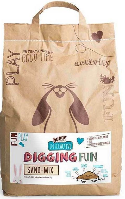 BUNNY NATURE ΑΜΜΟΣ ΤΡΩΚΤΙΚΩΝ BUNNY NATURE DIGGING FUN ΓΙΑ ΣΚΑΨΙΜΟ (9,7KG)