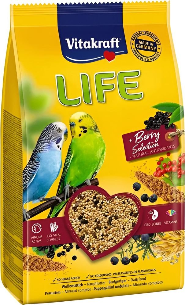 VITAKRAFT ΤΡΟΦΗ ΓΙΑ ΠΑΠΑΓΑΛΑΚΙΑ VITACRAFT LIFE POWER OF NATURE (800GR)