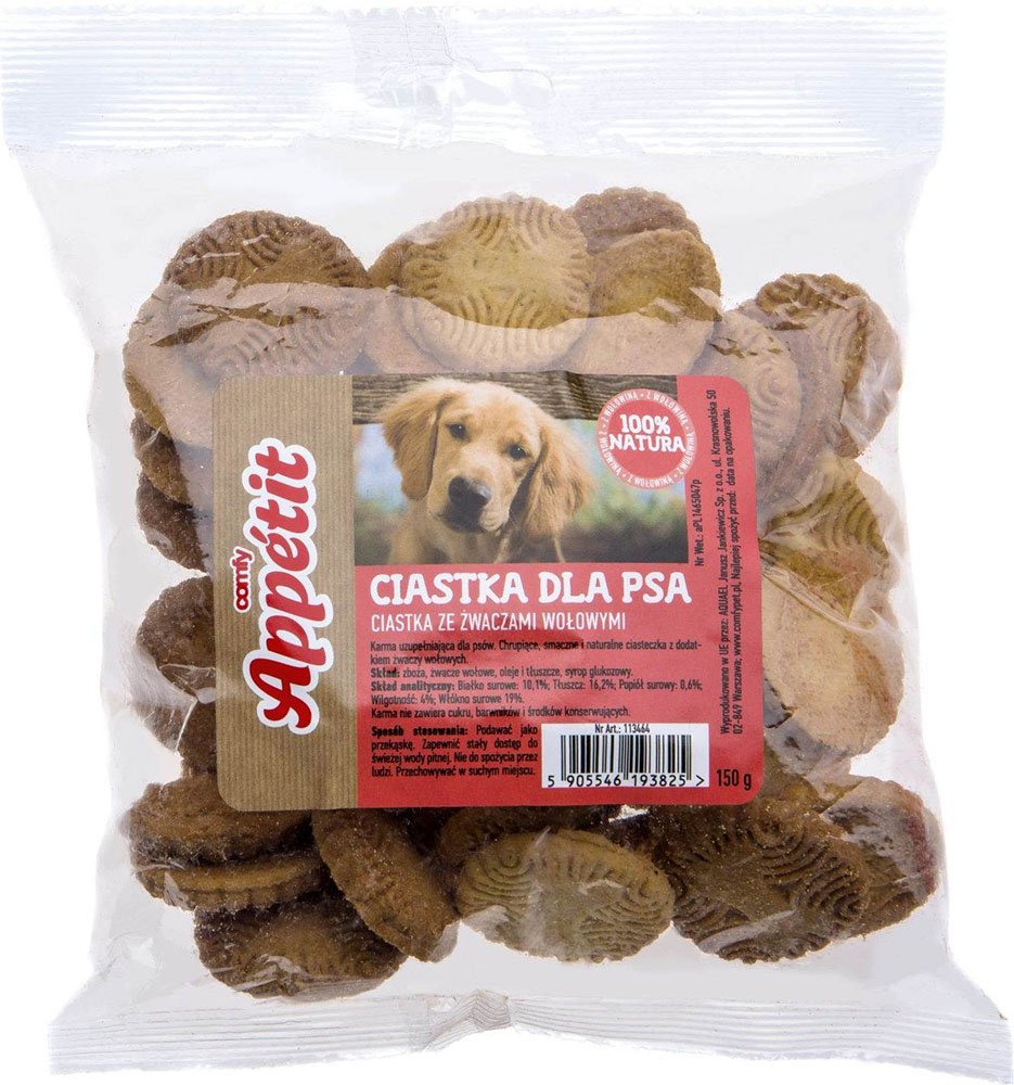 COMFY ΜΠΙΣΚΟΤΑ ΣΚΥΛΟΥ COMFY APETITE BISCUITS RUMEN (150GR)