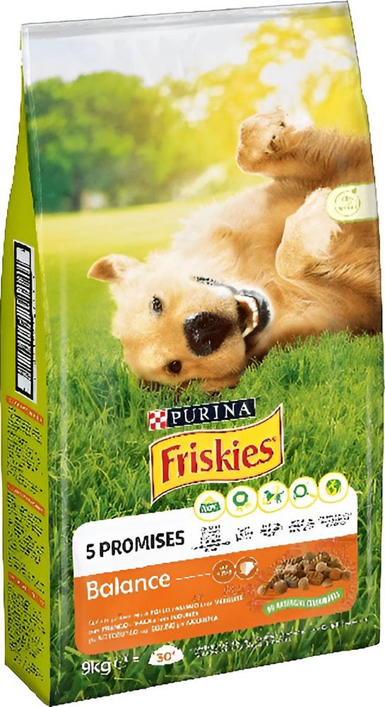 FRISKIES ΞΗΡΑ ΤΡΟΦΗ ΣΚΥΛΟΥ FRISKIES BALANCE ΚΟΤΟΠΟΥΛΟ - ΠΡΟΣΘΕΤΑ ΛΑΧΑΝΙΚΑ 9KG