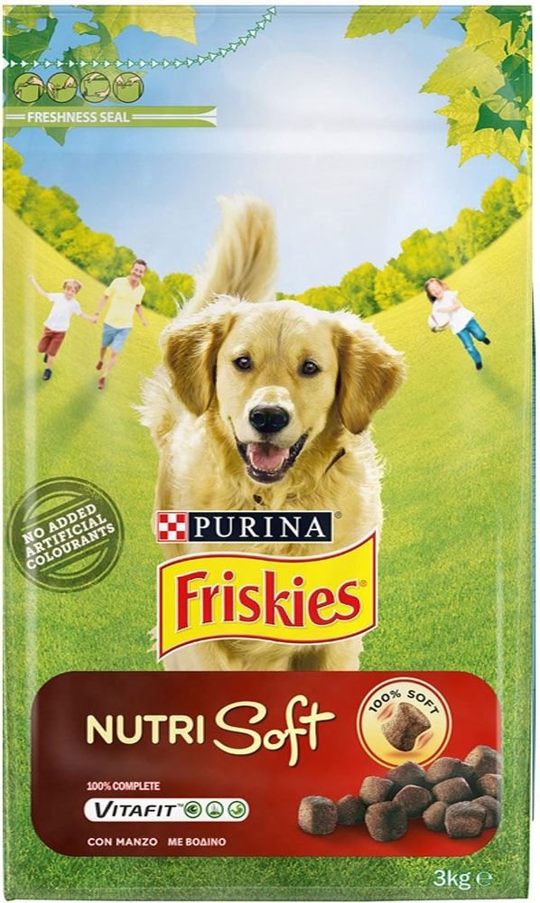 FRISKIES ΞΗΡΑ ΤΡΟΦΗ ΣΚΥΛΟΥ FRISKIES NUTRI SOFT ΒΟΔΙΝΌ 3KG