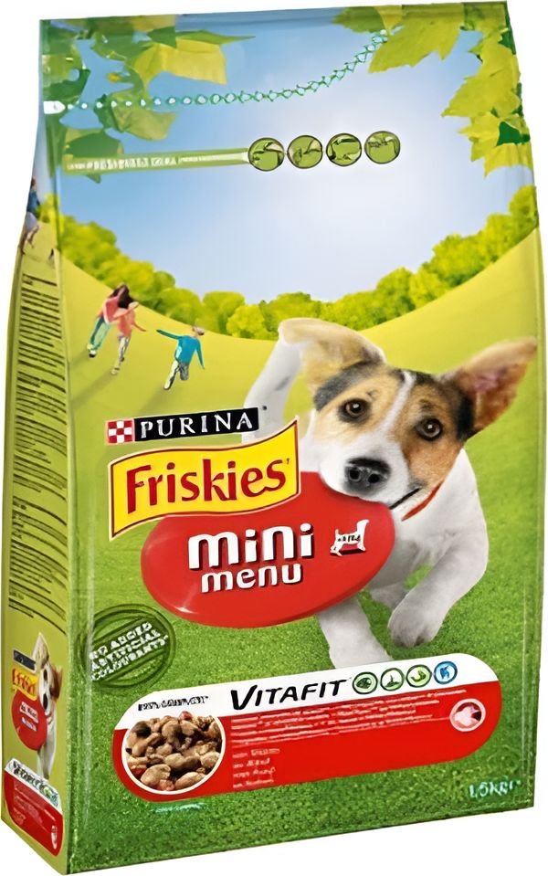 FRISKIES ΞΗΡΑ ΤΡΟΦΗ ΣΚΥΛΟΥ FRISKIES MINI MENU ΒΟΔΙΝΟ 1,5KG