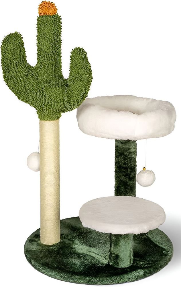 GLEE ΝΥΧΟΔΡΟΜΙΟ ΓΑΤΑΣ GLEE CACTUS ΠΡΑΣΙΝΟ (45X45X75CM)