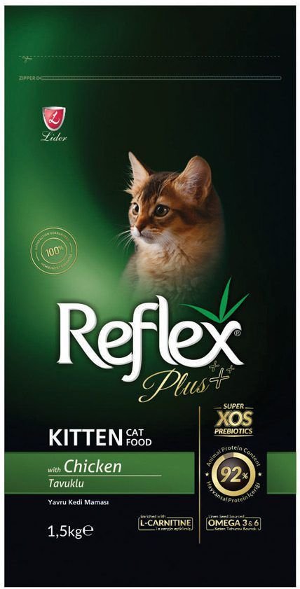 REFLEX PLUS ΤΡΟΦΗ ΓΑΤΑΣ REFLEX PLUS KITTEN CHICKEN (1,5KG)