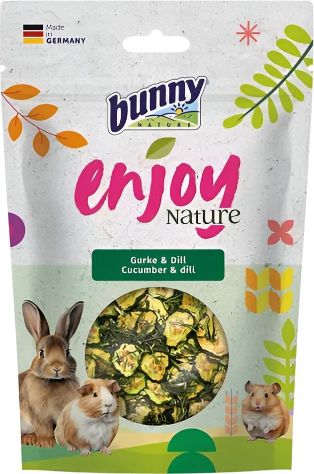 BUNNY NATURE ΛΙΧΟΥΔΙΑ ΤΡΩΚΤΙΚΩΝ BUNNY NATURE ENJOY NATURE ΜΕ ΑΓΓΟΥΡΙ - ΑΝΗΘΟ (40GR)