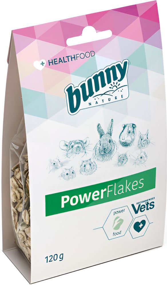 BUNNY NATURE ΣΥΜΠΛΗΡΩΜΑ ΔΙΑΤΡΟΦΗΣ BUNNY NATURE POWERFLAKES (120GR)