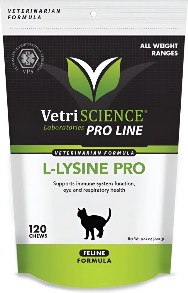 VET EXPERT ΣΥΜΠΛΗΡΩΜΑ ΔΙΑΤΡΟΦΗΣ VETRISCIENCE L-LYSINE PRO (120ΤΜΧ)
