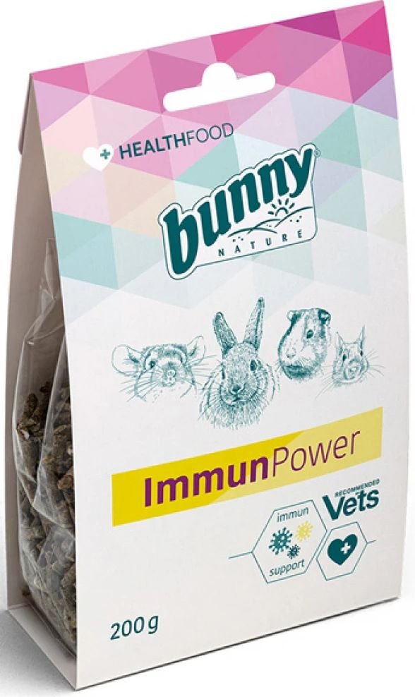 BUNNY NATURE ΣΥΜΠΛΗΡΩΜΑΤΙΚΗ ΤΡΟΦΗ BUNNY NATURE IMMUNPOWER (200GR)