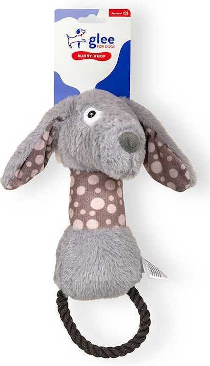 GLEE ΠΑΙΧΝΙΔΙ GLEE BUNNY ROPE HOOP SQUEAΚΥ (12X35CM)