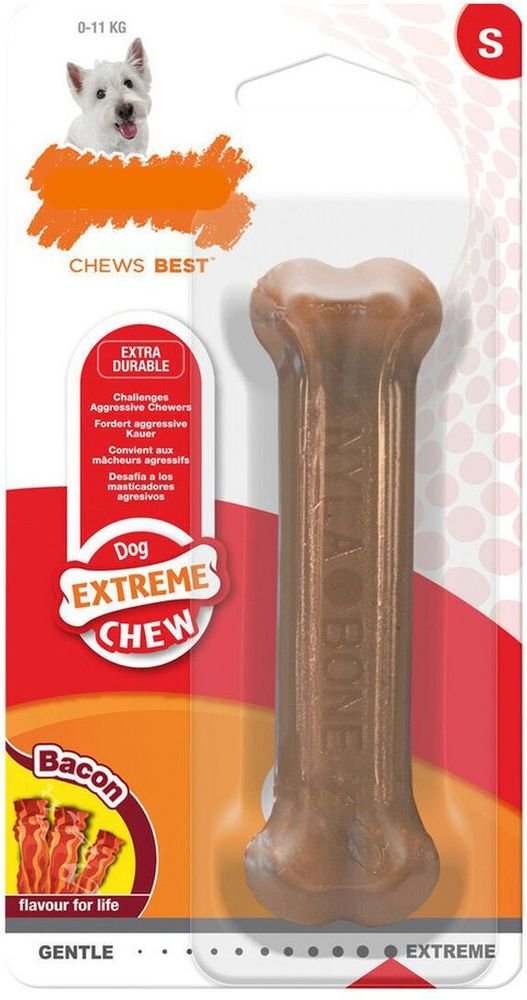 NYLABONE ΜΑΣΗΤΙΚΟ ΠΑΙΧΝΙΔΙ NYLABONE DURA CHEW BACON S