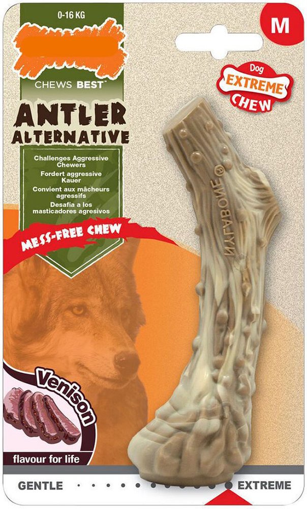 NYLABONE ΜΑΣΗΤΙΚΟ ΠΑΙΧΝΙΔΙ NYLABONE EXTREME CHEW ANTLER VENISON M
