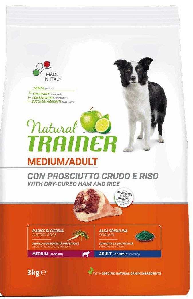 ΤΡΟΦΗ ΣΚΥΛΟΥ TRAINER MEDIUM ADULT ΠΡΟΣΟΥΤΟ (3KG)