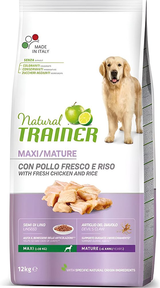 TRAINER ΤΡΟΦΗ ΣΚΥΛΟΥ TRAINER NATURAL MAXI MATURITY ΚΟΤΟΠΟΥΛΟ (12KG)
