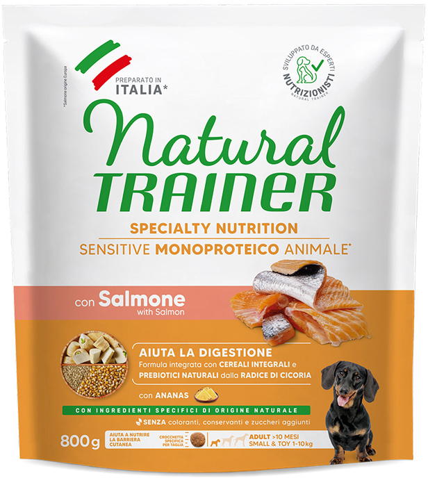 ΤΡΟΦΗ ΣΚΥΛΟΥ TRAINER SENSITIVE ADULT ΜΙΝΙ ΣΟΛΩΜΟΣ (800GR)