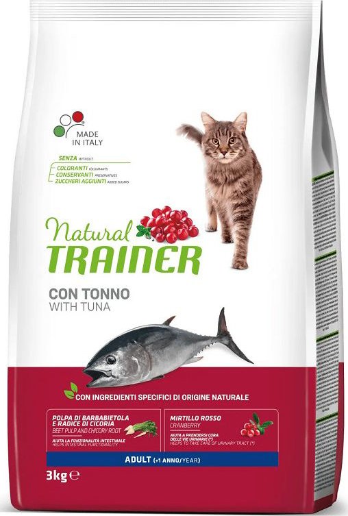 TRAINER ΤΡΟΦΗ ΓΑΤΑΣ TRAINER NATURAL CAT ADULT ΤΟΝΟΣ (3KG)