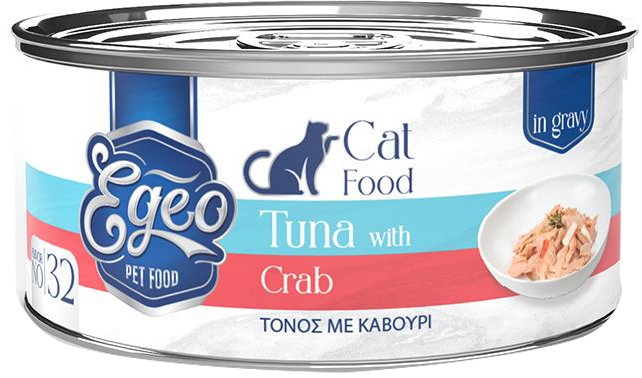 EGEO ΚΟΝΣΕΡΒΑ ΓΑΤΑΣ EGEO ADULT ΦΙΛΕΤΟ ΤΟΝΟΥ ΜΕ ΚΑΒΟΥΡΙ ΣΕ ΣΑΛΤΣΑ (70GR)