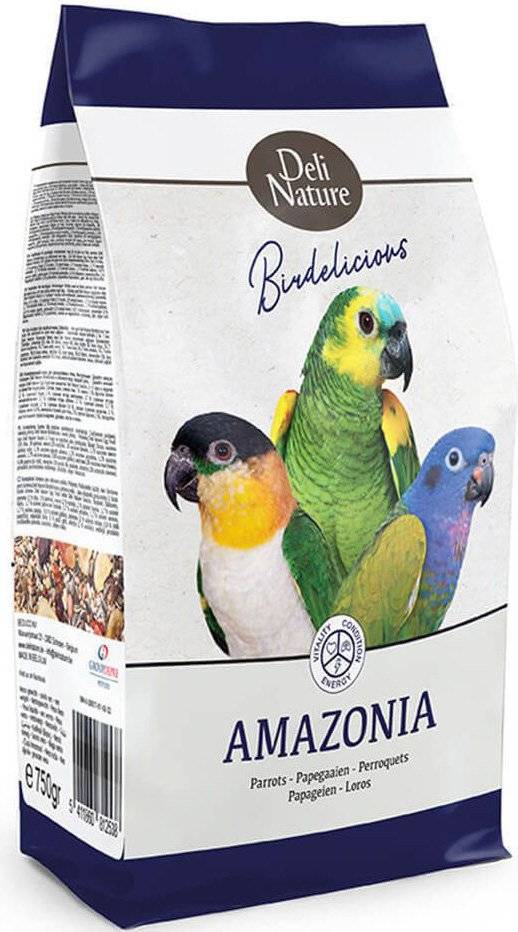 ΤΡΟΦΗ DELI NATURE BIRDELICIOUS PARROTS AMAZONIA (750GR)