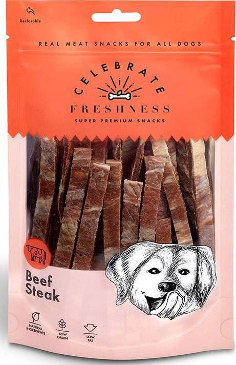 ΣΝΑΚ CELEBRATE FRESHNESS BEEF STEAK SMALL (100GR)