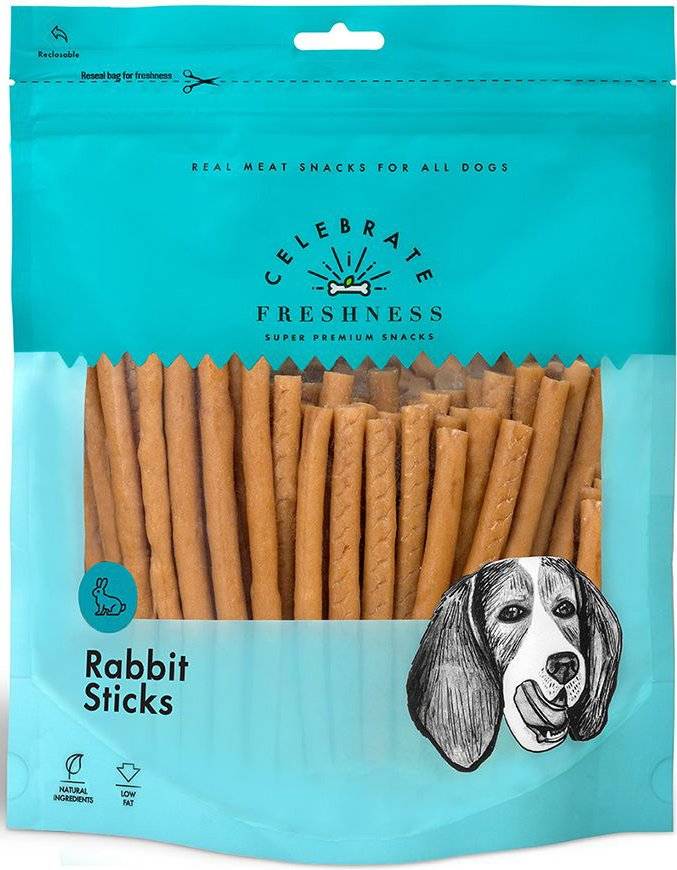ΣΝΑΚ CELEBRATE FRESHNESS GRAIN FREE RABBIT STICKS (360GR)