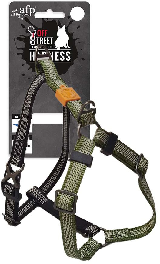GREENFIELDS ΣΑΜΑΡΑΚΙ ΣΚΥΛΟΥ AFP OFF STREET NON PULL ΠΡΑΣΙΝΟ (XL70-100CM)