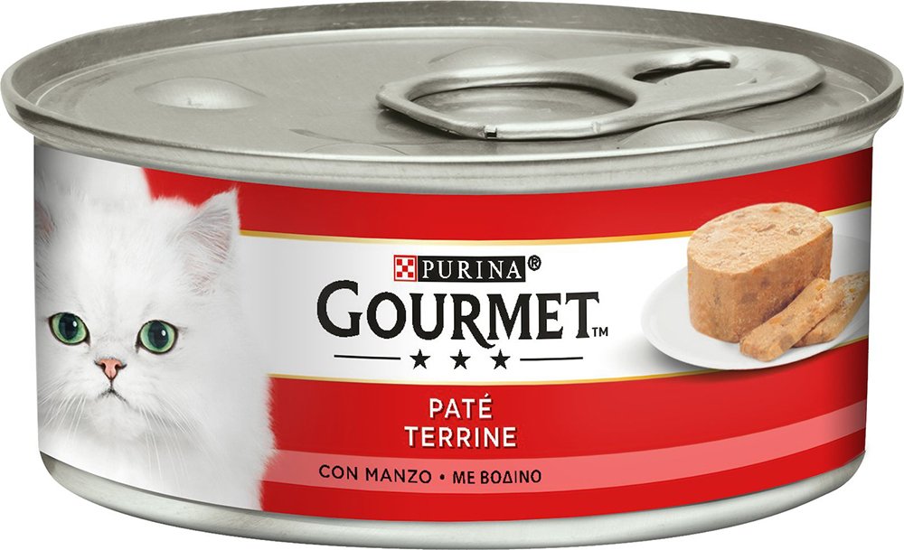 GOURMET ΚΟΝΣΕΡΒΑ ΓΑΤΑΣ PURINA GOURMET ΠΑΤΕ ΒΟΔΙΝΟ (195GR)