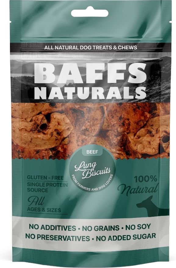 BUSTER ΣΝΑΚ BAFFS NATURALS ΜΟΣΧΑΡΙ ΜΠΙΣΚΟΤΑ (100GR)