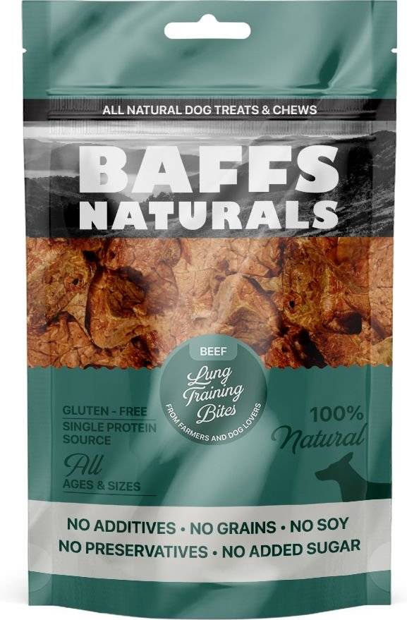 ΣΝΑΚ BAFFS NATURALS LUNG BITS ΒΟΔΙΝΟ (100GR)