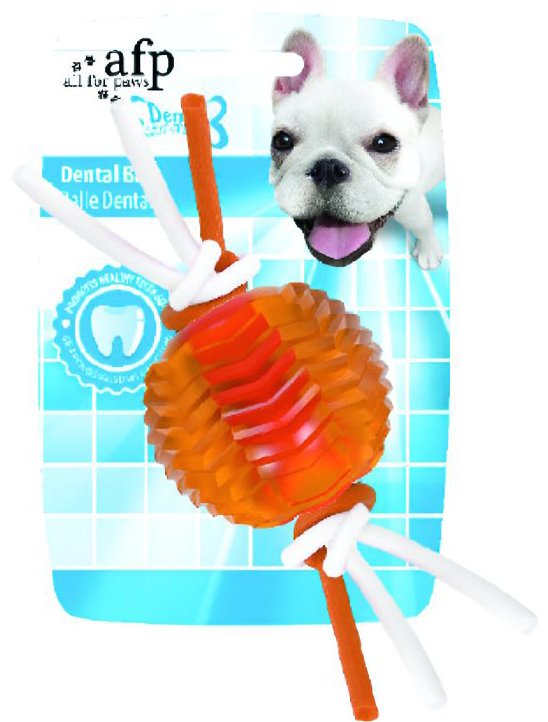 GREENFIELDS ΜΑΣΗΤΙΚΟ ΠΑΙΧΝΙΔΙ AFP FLEXI ROPE DENTAL BALL (6,5X6,5X5,3CM)