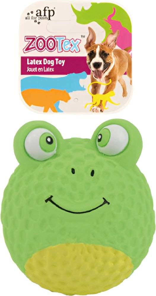 ΠΑΙΧΝΙΔΙ ΣΚΥΛΟΥ AFP ZOOTEX BOUNCY FROG (10X9,5X8CM)