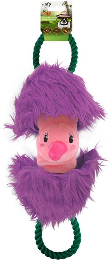 AFP ΠΑΙΧΝΙΔΙ ΣΚΥΛΟΥ AFP SAFARI LEAVE ME ALONE FLAMINGO (42X14X11,5CM)