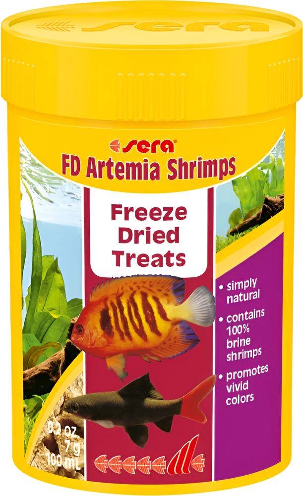 ΤΡΟΦΗ ΨΑΡΙΩΝ SERA FD-ARTEMIA SHRIMPS (100GR)