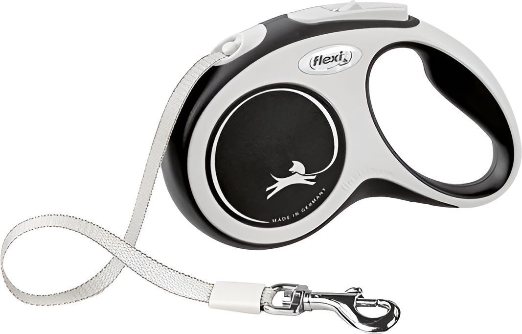 FLEXI ΟΔΗΓΟΣ FLEXI CLASSIC COMFORT ΙΜΑΝΤΑΣ SMALL ΜΑΥΡΟ (5M ΕΩΣ 15KG)