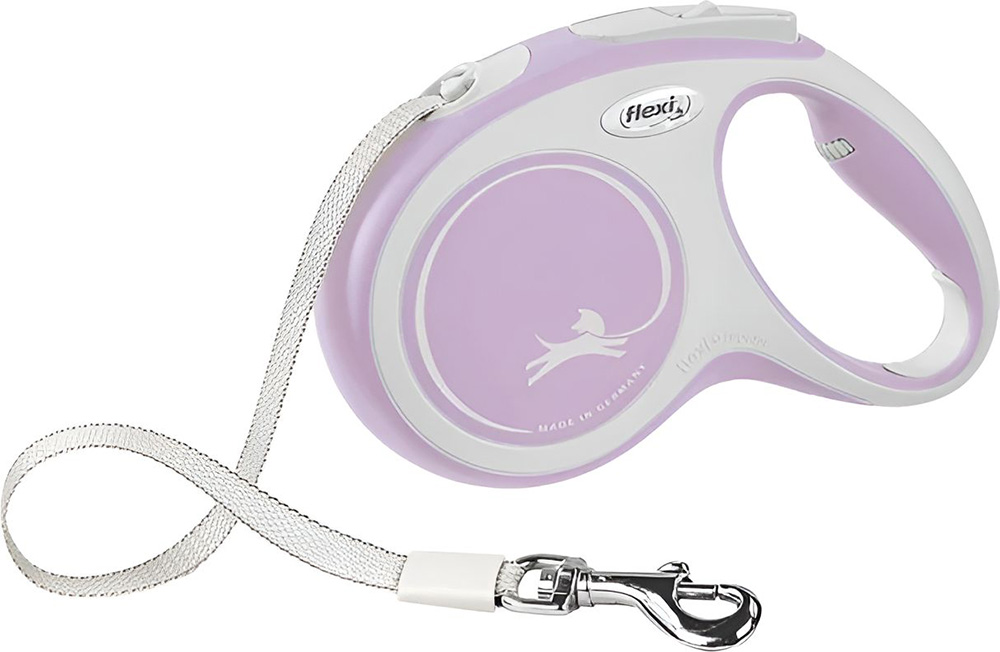 FLEXI ΟΔΗΓΟΣ FLEXI CLASSIC COMFORT ΙΜΑΝΤΑΣ MEDIUM ΡΟΖ (5M ΕΩΣ 25KG)