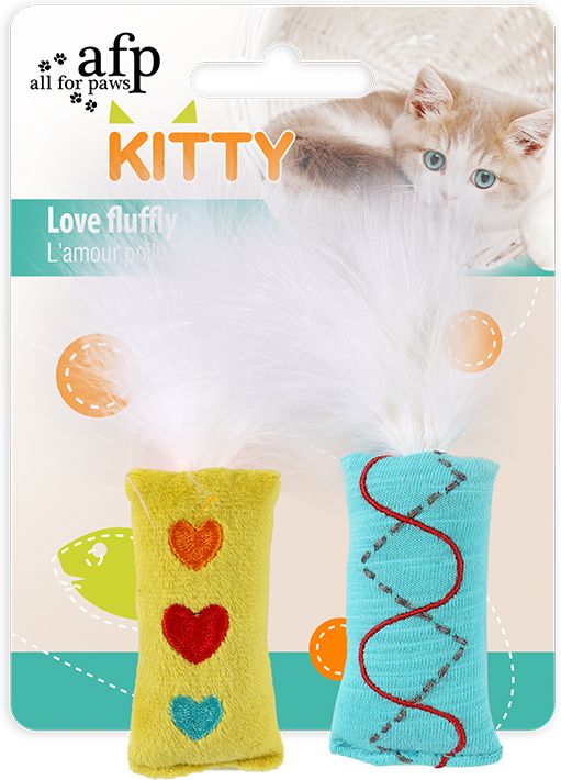 AFP ΠΑΙΧΝΙΔΙ ΓΑΤΑΣ AFP KITTY LOVE FLUFFY (16X8X2CM)