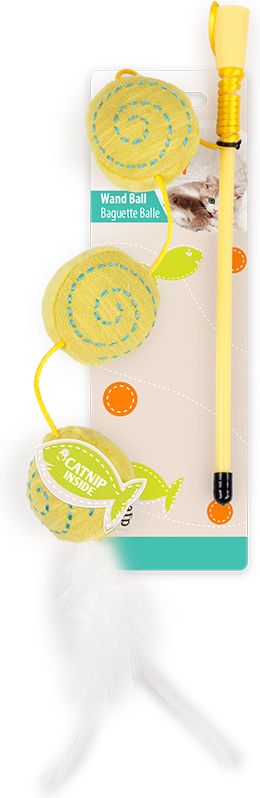 AFP ΠΑΙΧΝΙΔΙ ΓΑΤΑΣ AFP WAND BALL (98X5X3,5CM)
