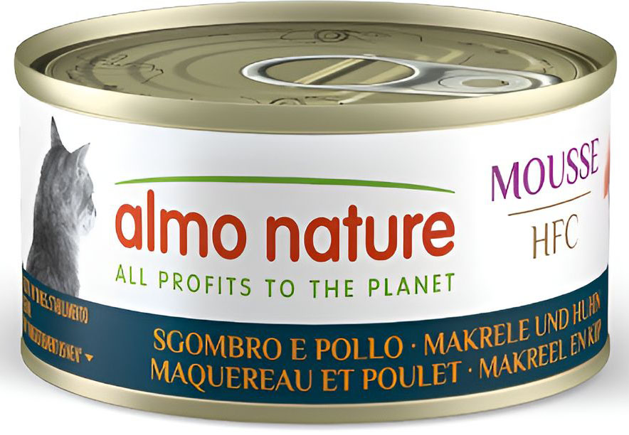 ALMO NATURE ΚΟΝΣΕΡΒΑ ΓΑΤΑΣ ALMO NATURE ΚΟΤΟΠΟΥΛΟ - ΣΚΟΥΜΠΡΙ ΜΟΥΣ (70GR)