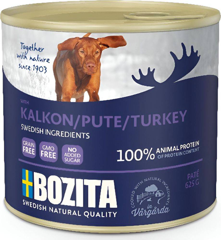 ΚΟΝΣΕΡΒΑ ΣΚΥΛΟΥ BOZITA PATE ΓΑΛΟΠΟΥΛΑ (625GR)