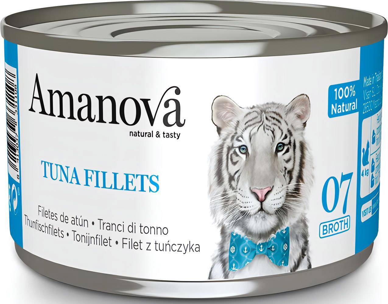 ΚΟΝΣΕΡΒΑ ΓΑΤΑΣ AMANOVA ΣΕ ΖΩΜΟ ΦΙΛΕΤΑΚΙΑ ΤΟΝΟΥ (70GR)