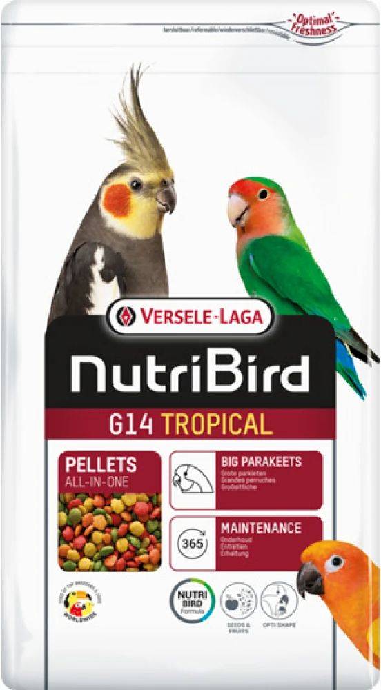ΤΡΟΦΗ VERSELE LAGA G14 TROPICAL ΓΙΑ ΜΕΣΑΙΟΥΣ ΠΑΠΑΓΑΛΟΥΣ (1KG)
