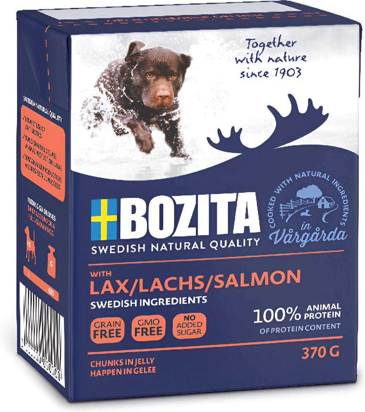 ΥΓΡΗ ΤΡΟΦΗ BOZITA TETRA PACK ΣΟΛΟΜΟΣ (370GR)