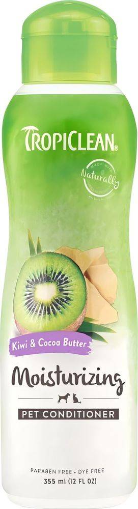 CONDITIONER ΣΚΥΛΟΥ TROPICLEAN MOISTURIZING ΑΚΤΙΝΙΔΙΟ - ΒΟΥΤΥΡΟ ΚΑΚΑΟ (355ML)