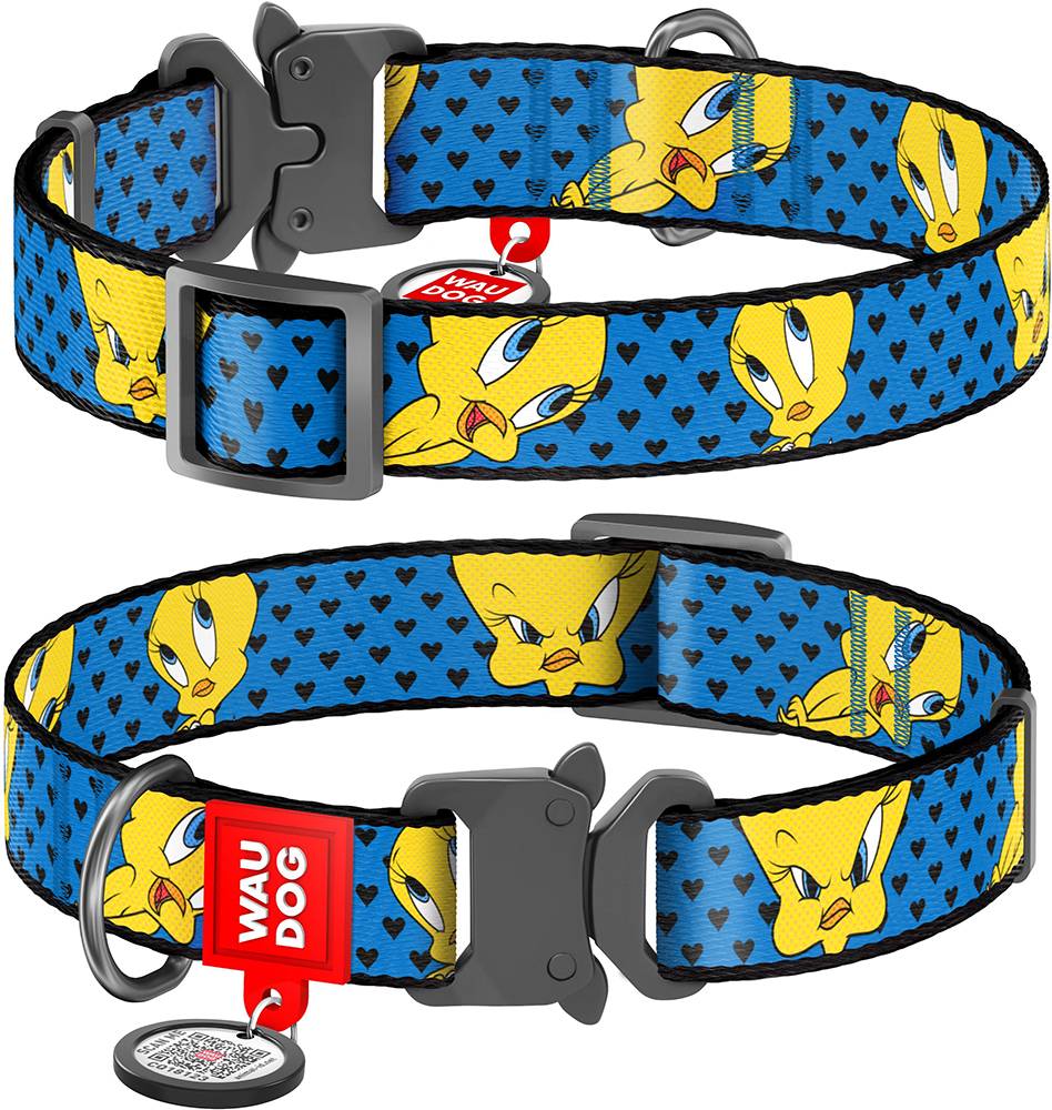 ΠΕΡΙΛΑΙΜΙΟ WAUDOG LOONEY 4 METAL FASTEX (25MM / 31-49CM)