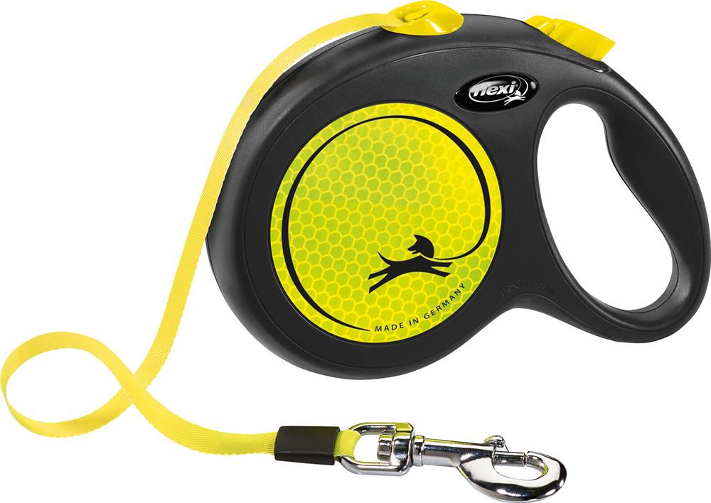 ΟΔΗΓΟΣ FLEXI NEON TAPE LEAD ΚΙΤΡΙΝΟ LARGE 5M ΕΩΣ 50KG