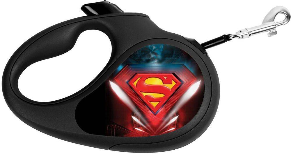 ΟΔΗΓΟΣ WAUDOG SUPERMAN LOGO REFLECTIVE TAPE ΜΑΥΡΟ (5M ΕΩΣ 25KG)