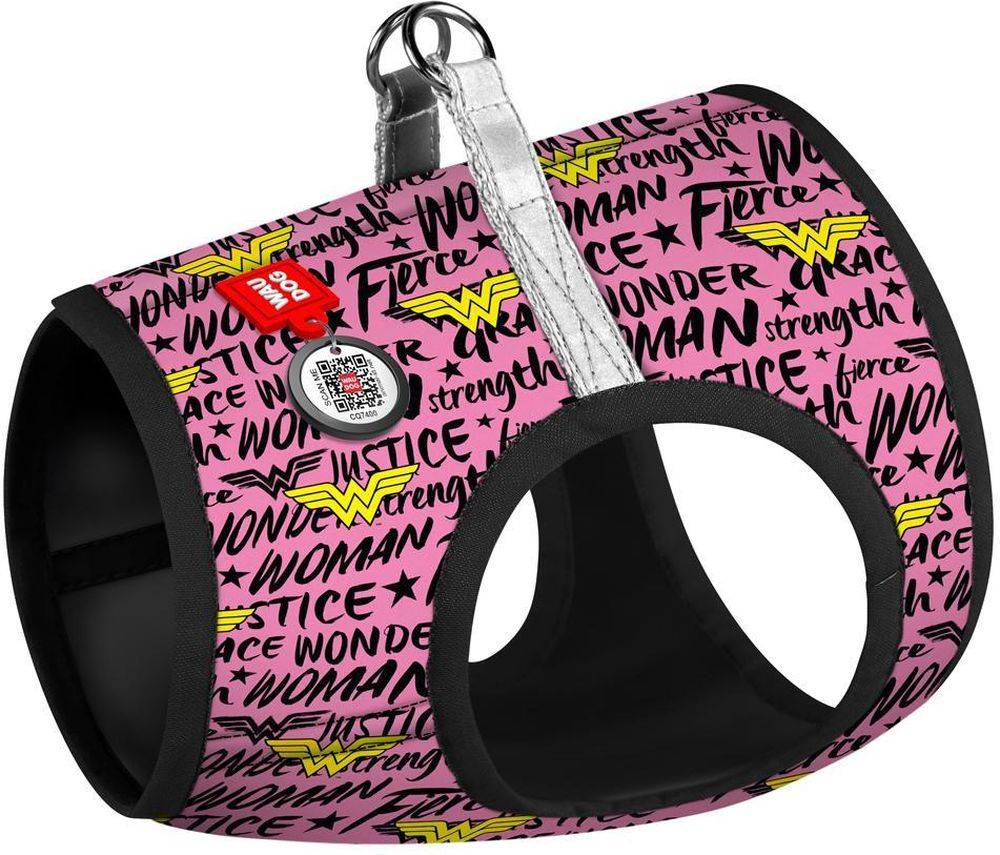 ΣΑΜΑΡΑΚΙ WAUDOG WONDER WOMAN PINK (40-45CM X 29-31CM)