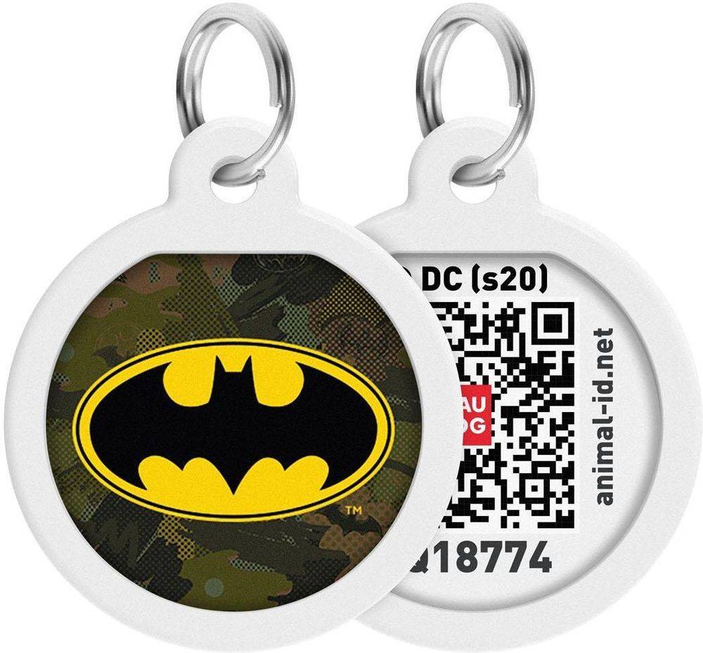 ΤΑΥΤΟΤΗΤΑ WAUDOG METAL PET TAG BATMAN GREEN (25MM)