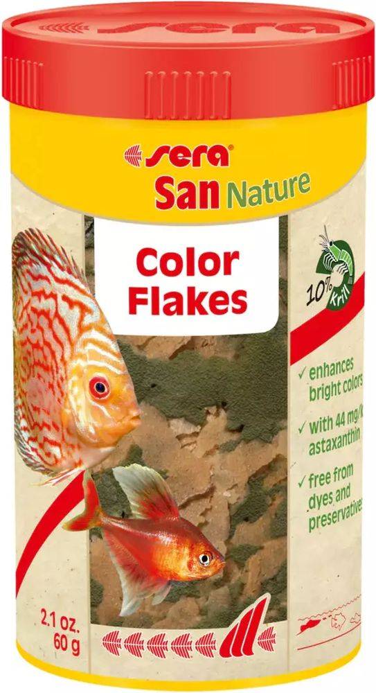 ΤΡΟΦΗ ΨΑΡΙΩΝ SERA ΕΝΙΣΧΥΣΗΣ ΧΡΩΜΑΤΟΣ TROPICAL FLAKES (100ML)