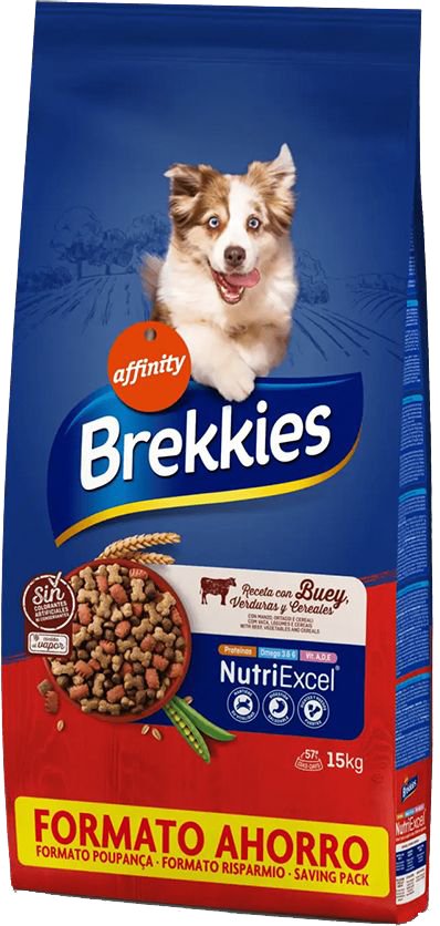 ΤΡΟΦΗ BREKKIES DOG ADULT MIX BEEF (15KG)